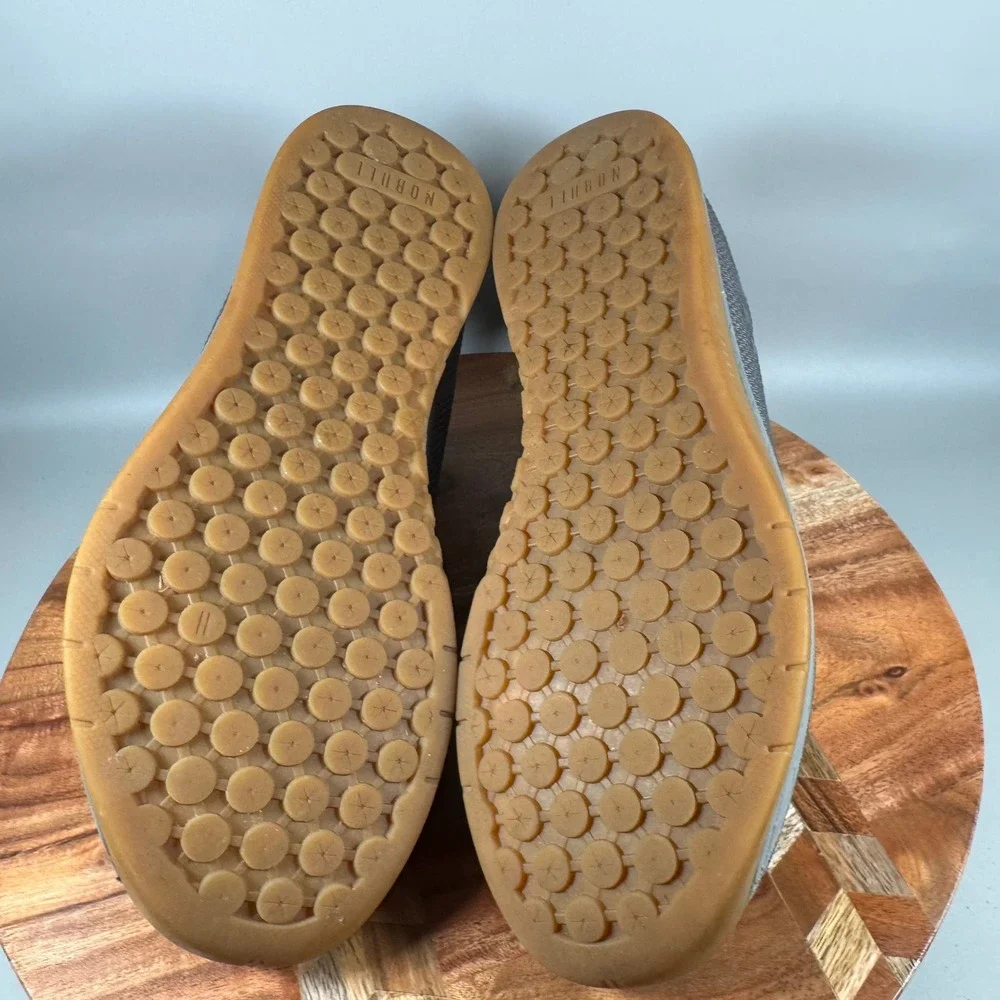 NOBULL SuperFabric Trainer Grey Gum Sole Mens 10.5 Cross Training Shoes